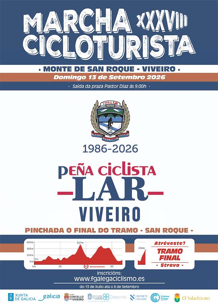 XXXVIII Marcha Cicloturista en Viveiro