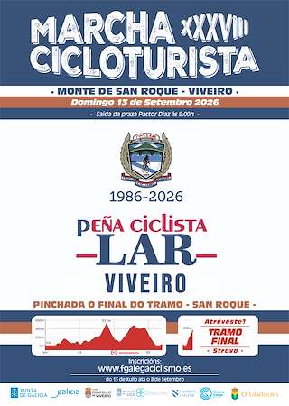 Fechas, información, programa, cartel, imágenes, mapa y ubicación de XXXVIII Marcha Cicloturista (2026)  en  Viveiro