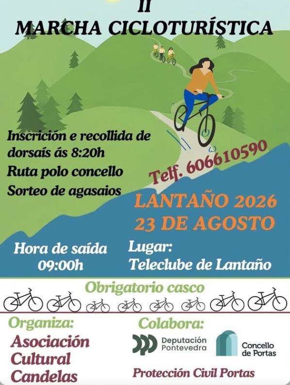 II Marcha Cicloturística de Lantaño (2026) en Portas