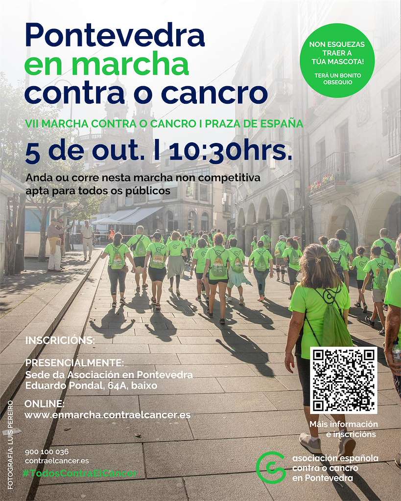 V Marcha Contra el Cáncer  en Pontevedra