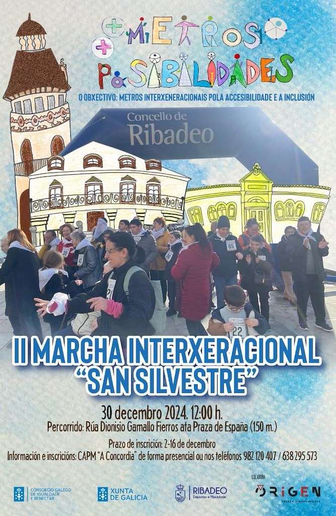 II Marcha Interxeracional San Silvestre en Ribadeo