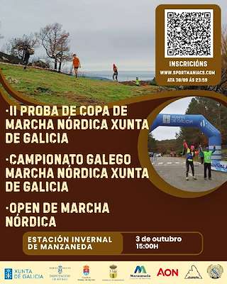 Fechas, información, programa, cartel, imágenes, mapa y ubicación de Marcha Nórdica (2026)  en  Manzaneda