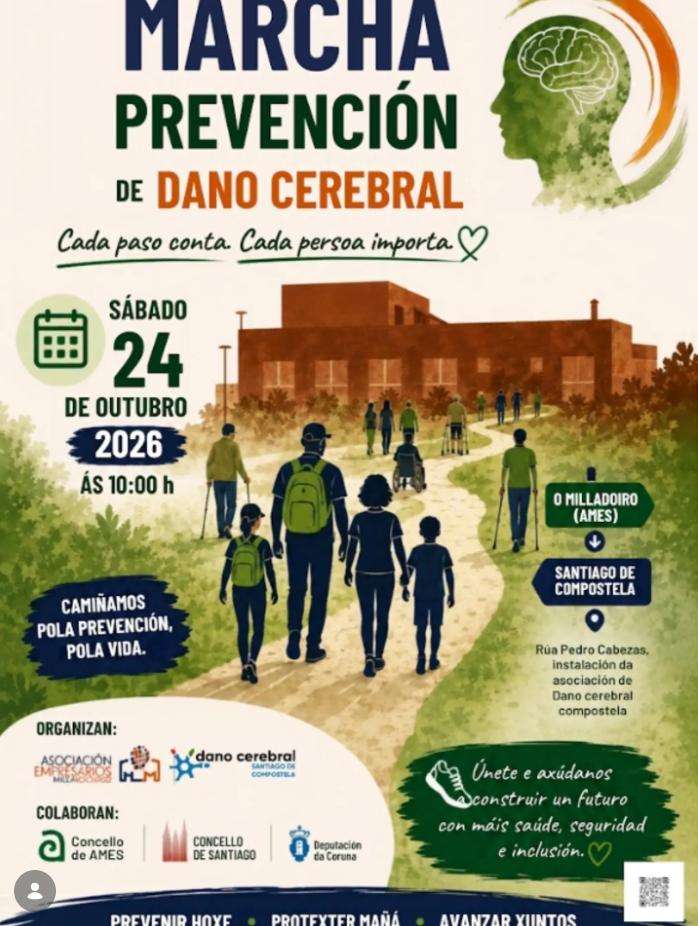 Marcha Prevención do Dano Cerebral (2026) en Ames