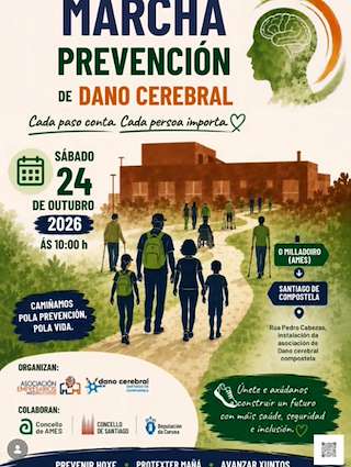 Fechas, información, programa, cartel, imágenes, mapa y ubicación de Marcha Prevención do Dano Cerebral (2026)  en  Ames