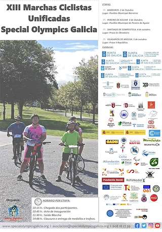 Fechas, información, programa, cartel, imágenes, mapa y ubicación de XIII Marchas Ciclistas Unificadas Special Olympics  (2025)  en  Vilagarcía de Arousa