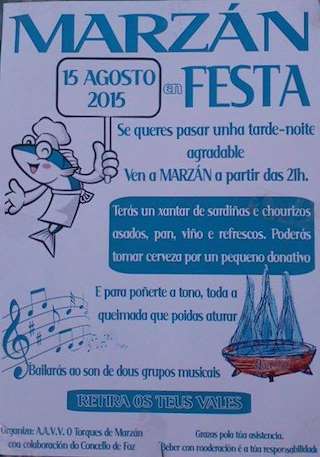 Marzán en Festas en Foz
