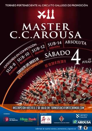 Fechas, información, programa, cartel, imágenes, mapa y ubicación de XII Master C.C. Arousa (2026)  en  Vilagarcía de Arousa