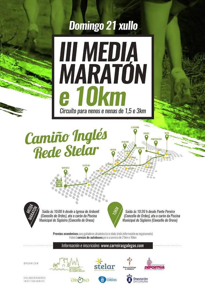 IV Media Maratón e 10km Camiño Inglés (2025) en Ordes