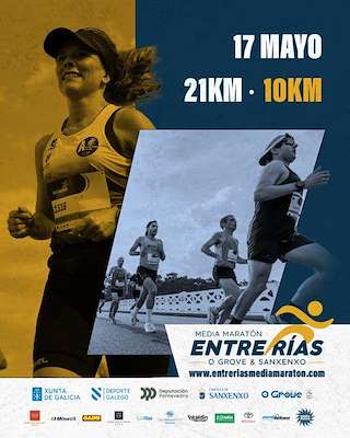 Fechas, información, programa, cartel, imágenes, mapa y ubicación de Media Maratón Entre Rías (2026)  en  O Grove