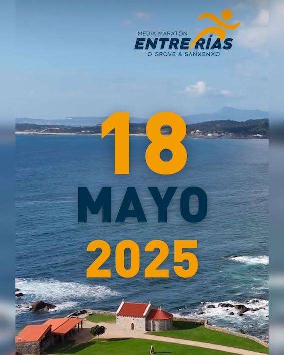 Media Maratón Entre Rías (2025) en O Grove