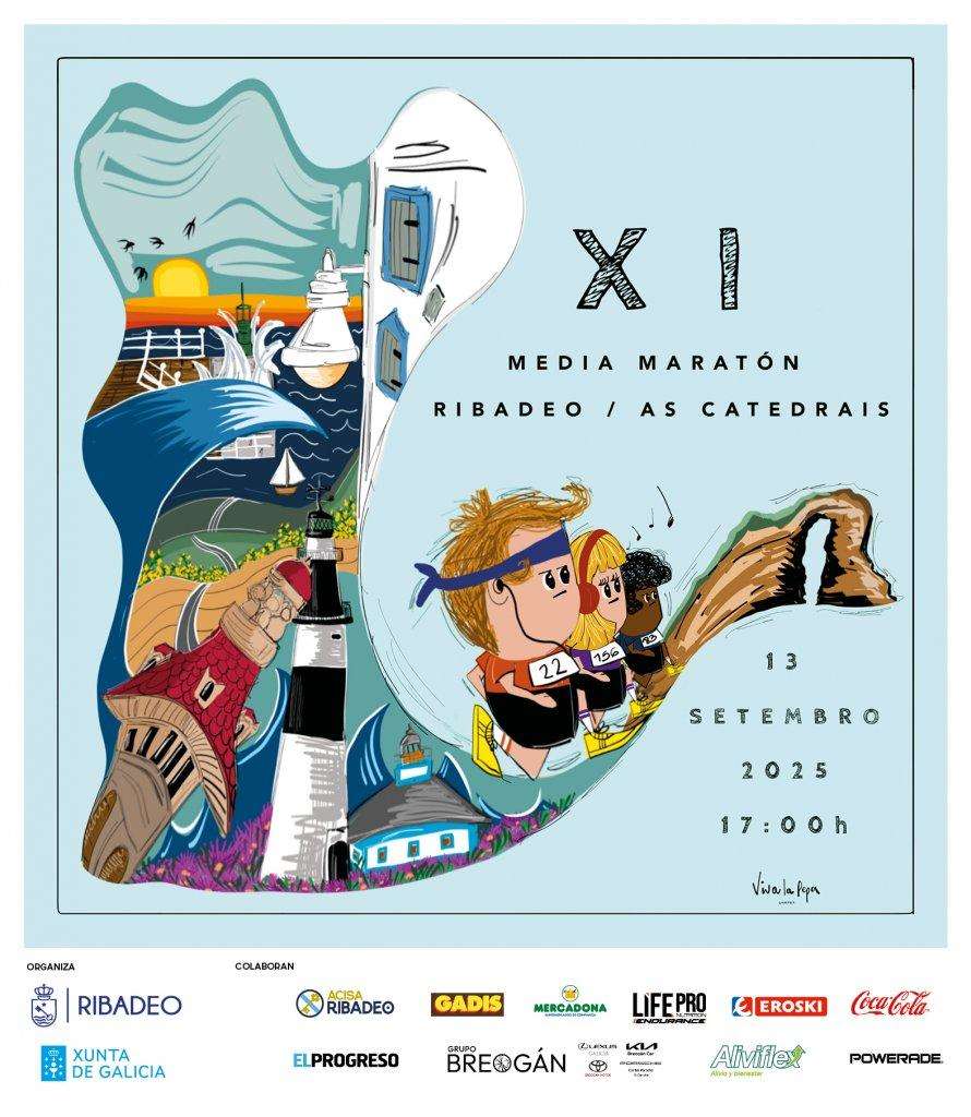 XI Media Maratón Ribadeo - As Catedrais (2025)
