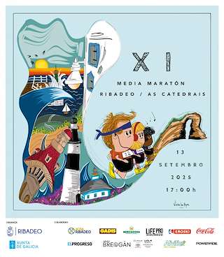 Fechas, información, programa, cartel, imágenes, mapa y ubicación de XI Media Maratón Ribadeo - As Catedrais