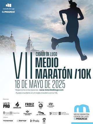 Fechas, información, programa, cartel, imágenes, mapa y ubicación de VII Medio Maratón Cidade de Lugo - El Progreso