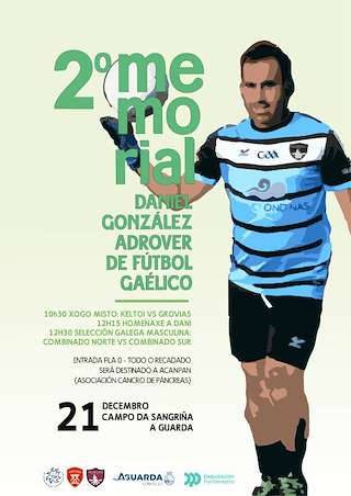 Fechas, información, programa, cartel, imágenes, mapa y ubicación de II Memorial Daniel González Adrover de Fútbol Gaélico   en  A Guarda