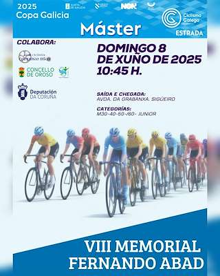 Fechas, información, programa, cartel, imágenes, mapa y ubicación de VIII Memorial Fernando Abad  en  Oroso