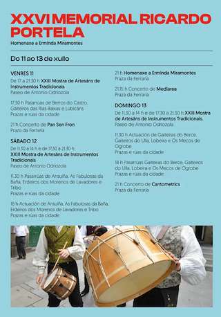 Fechas, información, programa, cartel, imágenes, mapa y ubicación de XXVI Memorial Ricardo Portela  en  Pontevedra