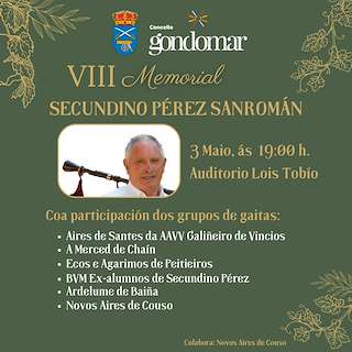 Fechas, información, programa, cartel, imágenes, mapa y ubicación de VIII Memorial Secundino Pérez Sanromán  en  Gondomar