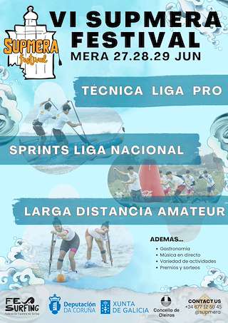 Fechas, información, programa, cartel, imágenes, mapa y ubicación de VI Mera Sup-Festival  en  Oleiros