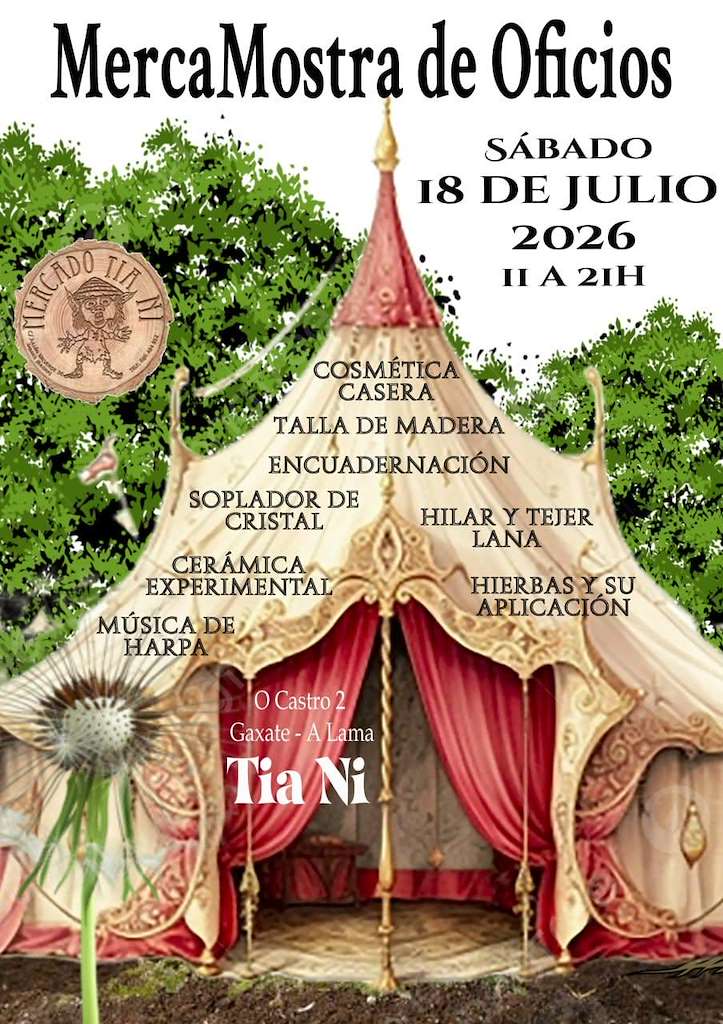Merca Mostra de Oficios de Gaxate  en A Lama