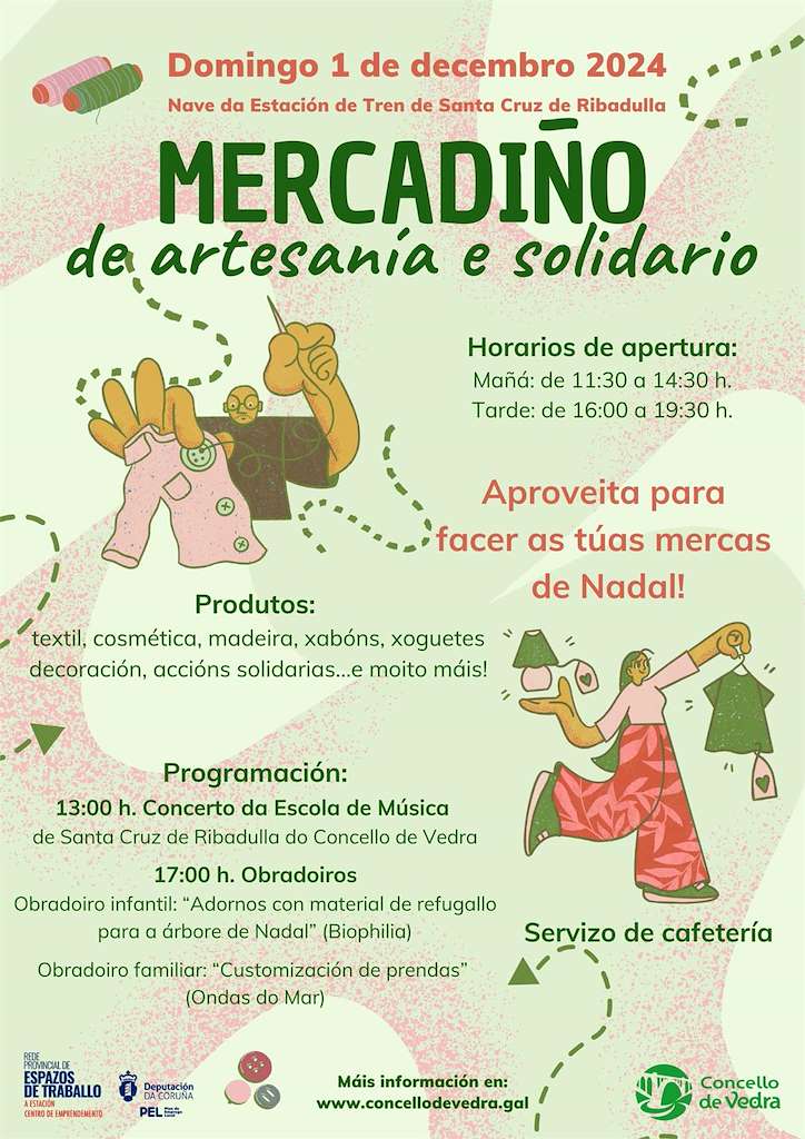 Mercadiño de Artesanía Solidario en Vedra