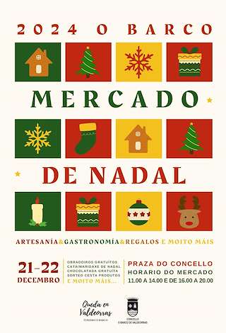 Fechas, información, programa, cartel, imágenes, mapa y ubicación de Mercadiño de Nadal   en  O Barco de Valdeorras