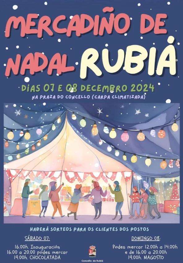Mercadiño de Nadal en Rubiá