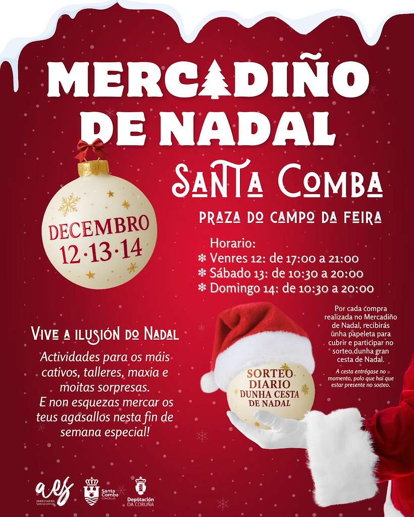 Mercado de Navidad en Santa Comba