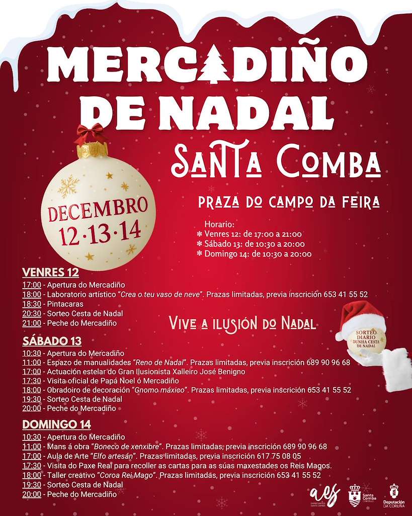 Mercado de Navidad en Santa Comba