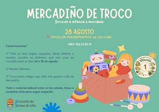 Fechas, información, programa, cartel, imágenes, mapa y ubicación de Mercadiño de Troco (2026)  en  Antas de Ulla