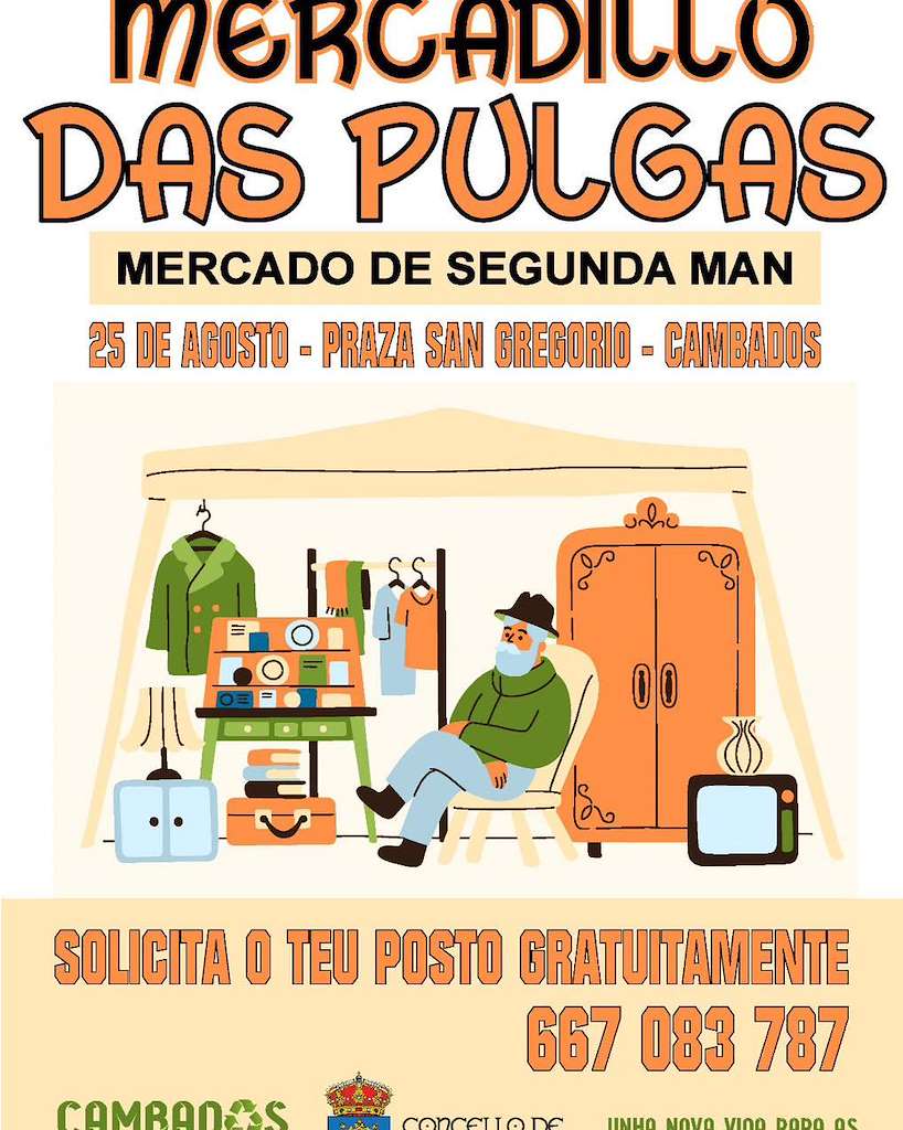 Mercadillo das Pulgas en Cambados