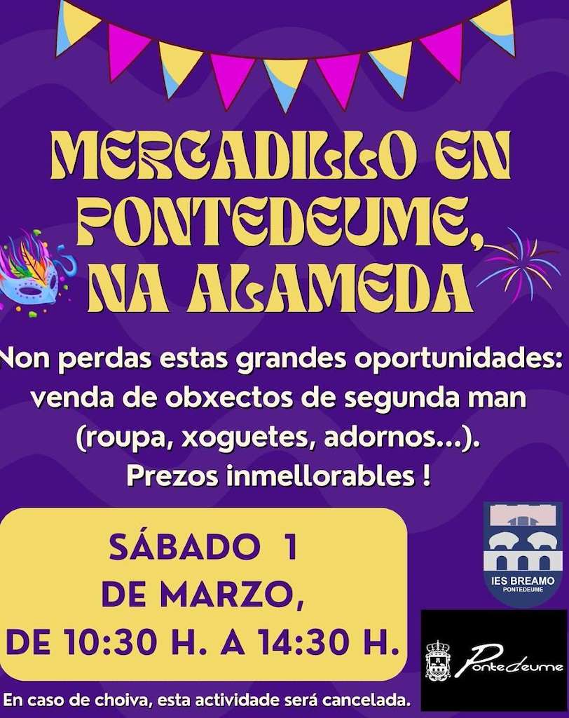 Mercadillo de Entroido en Pontedeume