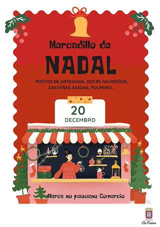 Fechas, información, programa, cartel, imágenes, mapa y ubicación de Mercadillo de Nadal  en  As Neves