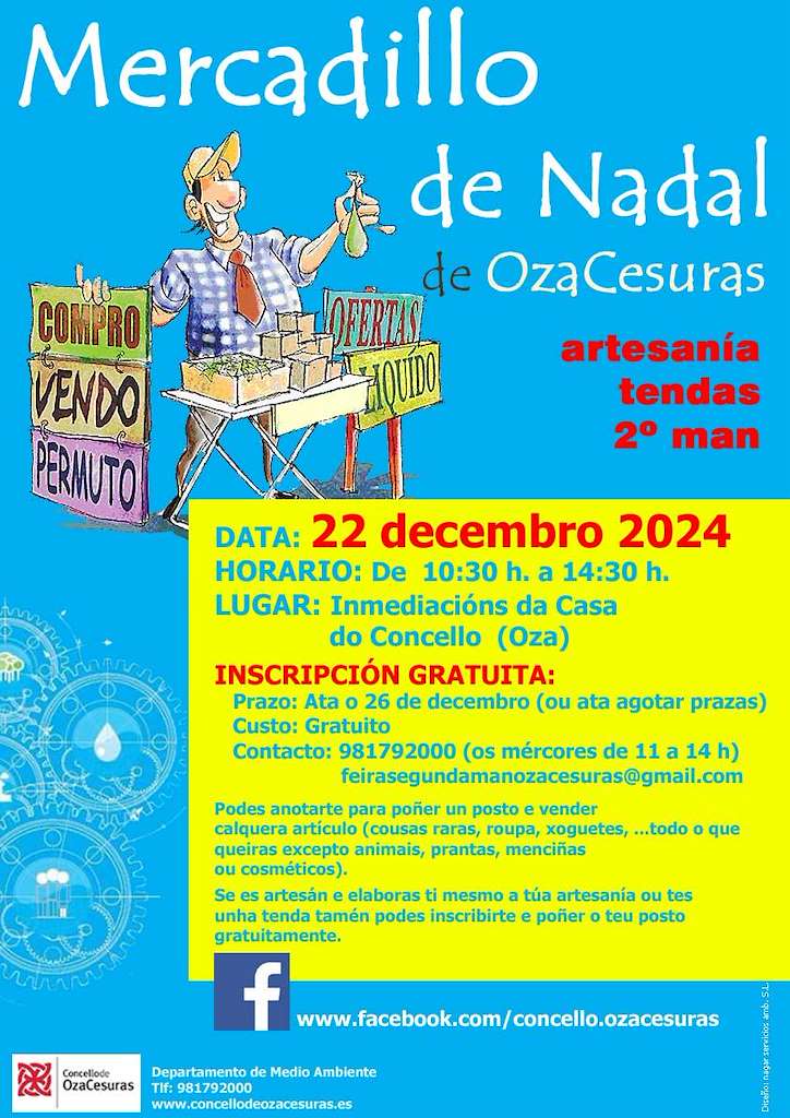 Mercadillo de Nadal en Oza Cesuras