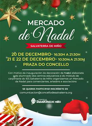 Fechas, información, programa, cartel, imágenes, mapa y ubicación de Mercadillo de Nadal  en  Salvaterra do Miño