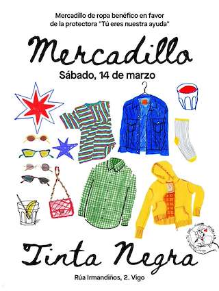 Fechas, información, programa, cartel, imágenes, mapa y ubicación de Mercadillo de Ropa Benéfico (2026)  en  Vigo