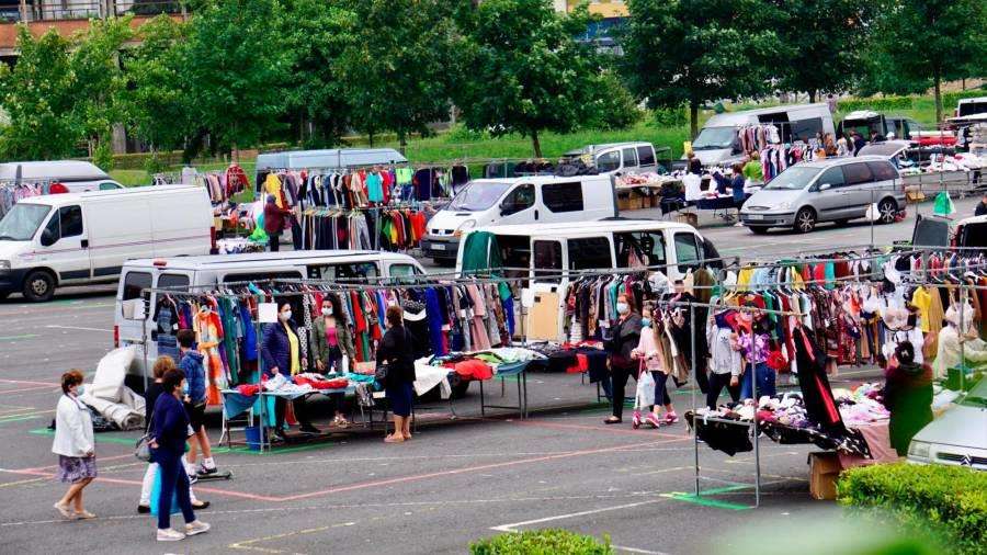 Mercadillo de Salgueiriños en Santiago de Compostela