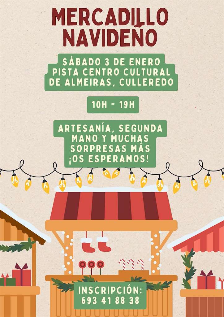 Mercadillo Navideño de Almeiras en Culleredo