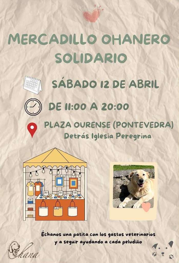 Mercadillo Ohanero Solidario en Pontevedra