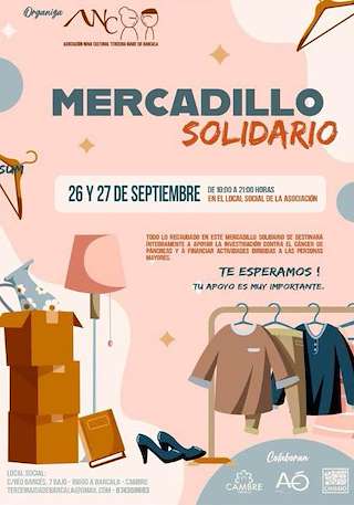 Fechas, información, programa, cartel, imágenes, mapa y ubicación de Mercadillo Solidario (2026) en Cambre
