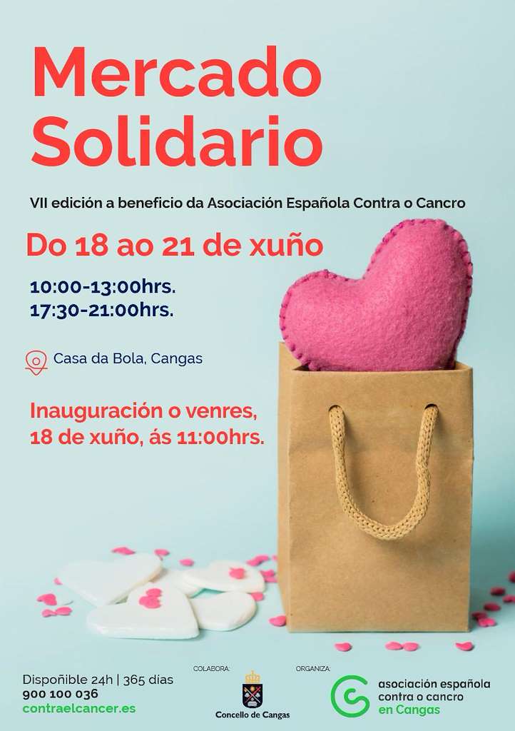 VII Mercadillo Solidario (2026) en Cangas de Morrazo