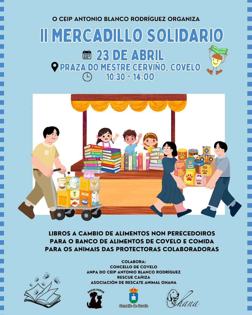 II Mercadillo Solidario (2026) en Covelo