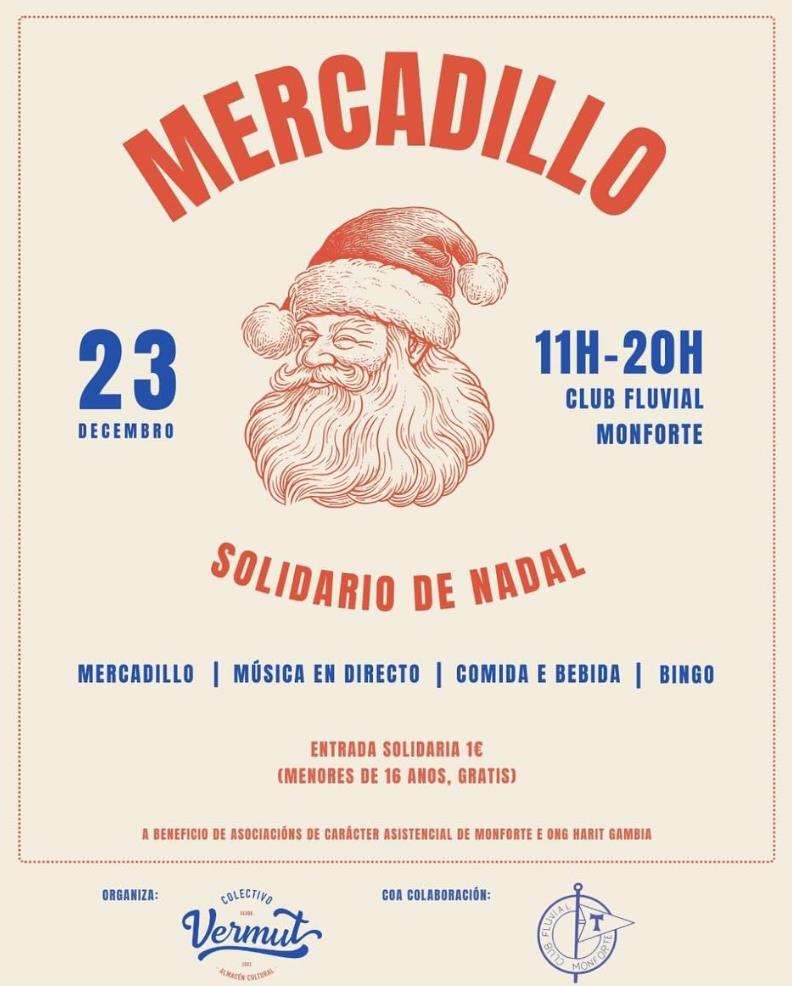 Mercadillo Solidario de Nadal en Monforte de Lemos