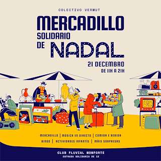 Fechas, información, programa, cartel, imágenes, mapa y ubicación de Mercadillo Solidario de Nadal  en  Monforte de Lemos