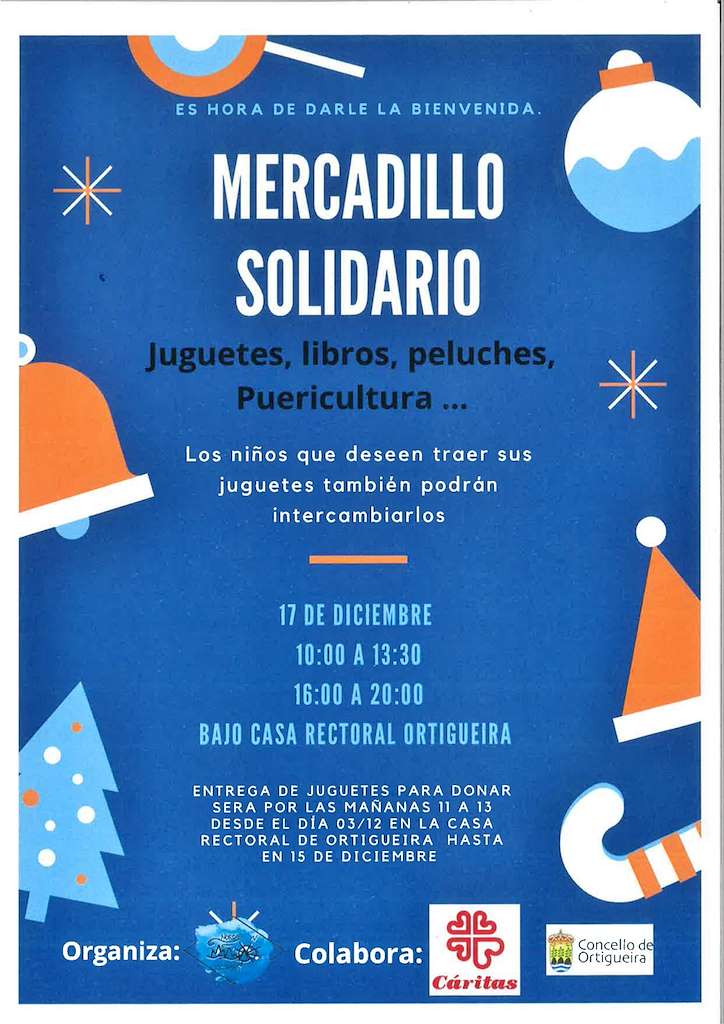 Mercadillo Solidario en Ortigueira