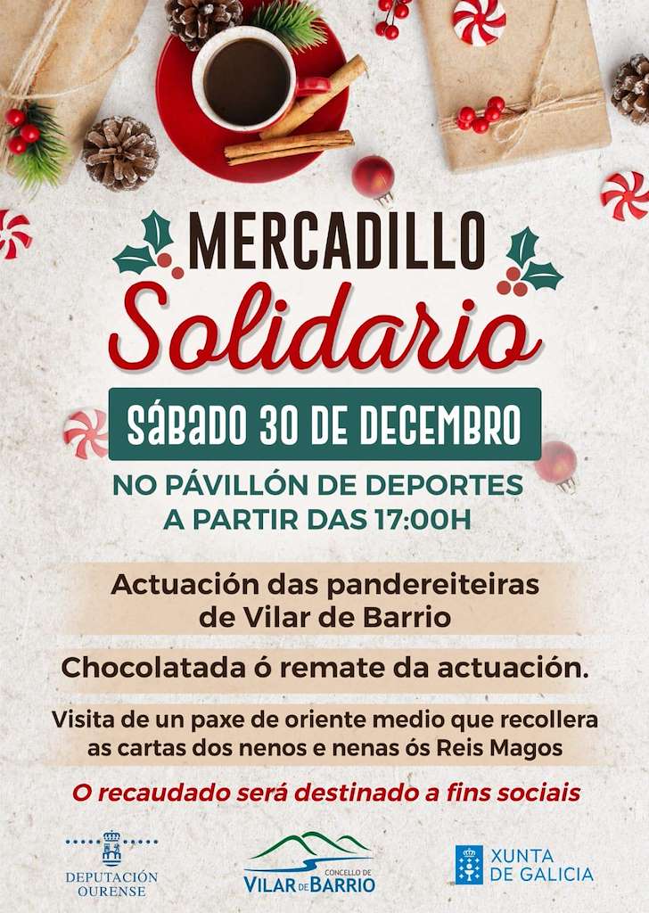 Mercadillo Solidario en Vilar de Barrio