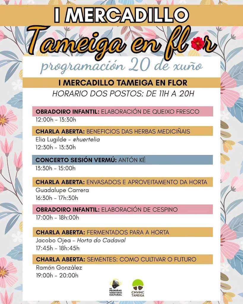 I Mercadillo Tameiga en Flor en Mos