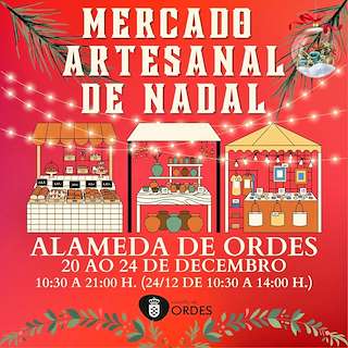 Mercado Artesanal de Nadal en Ordes