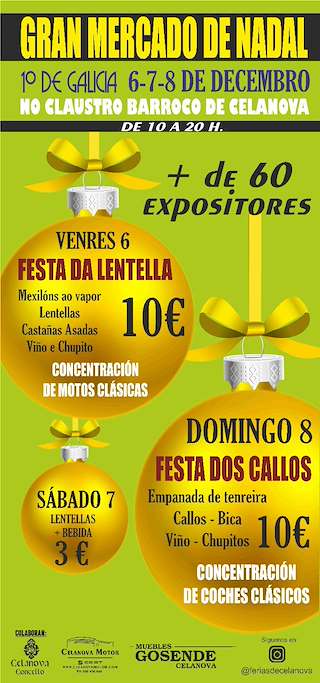 Mercado de Navidad en Celanova