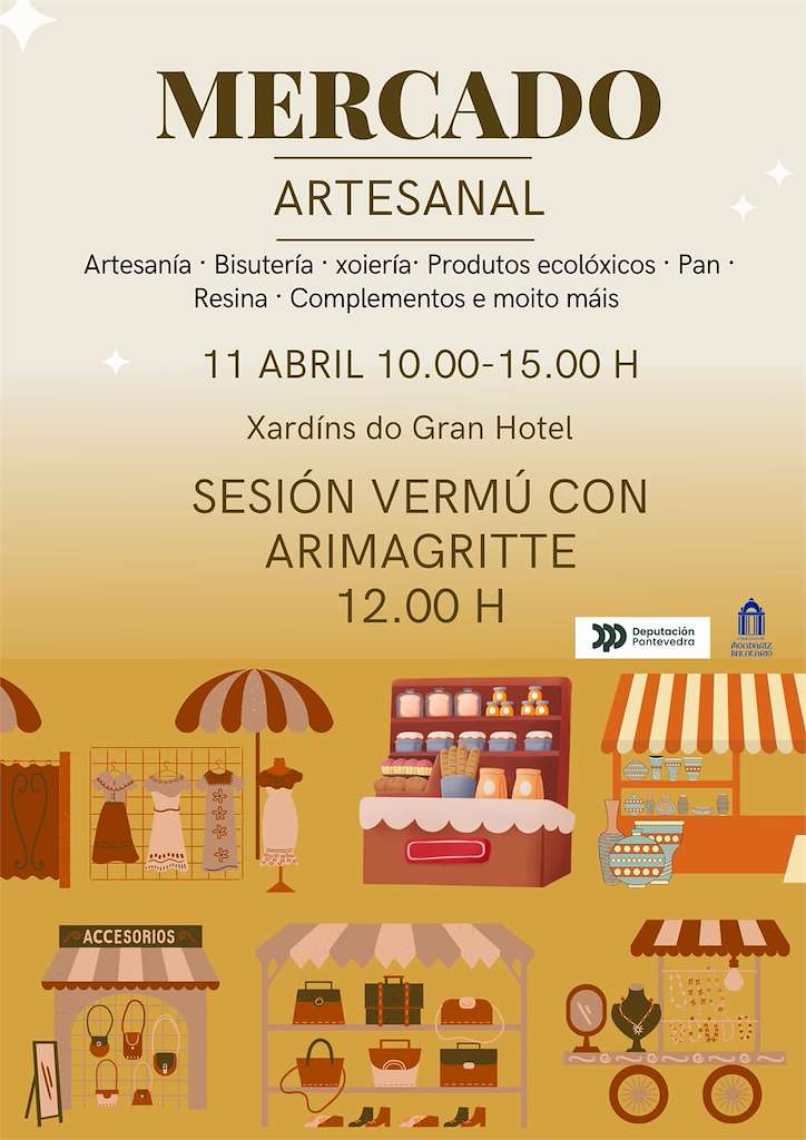 Mercado Artesanal  en Mondariz Balneario