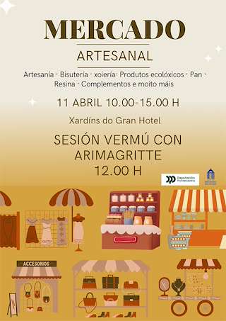 Fechas, información, programa, cartel, imágenes, mapa y ubicación de Mercado Artesanal   en  Mondariz Balneario